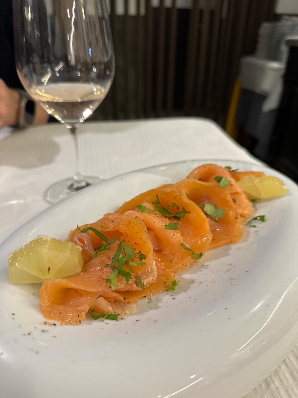 Gravlax de salmão