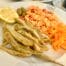 peixe rei frito