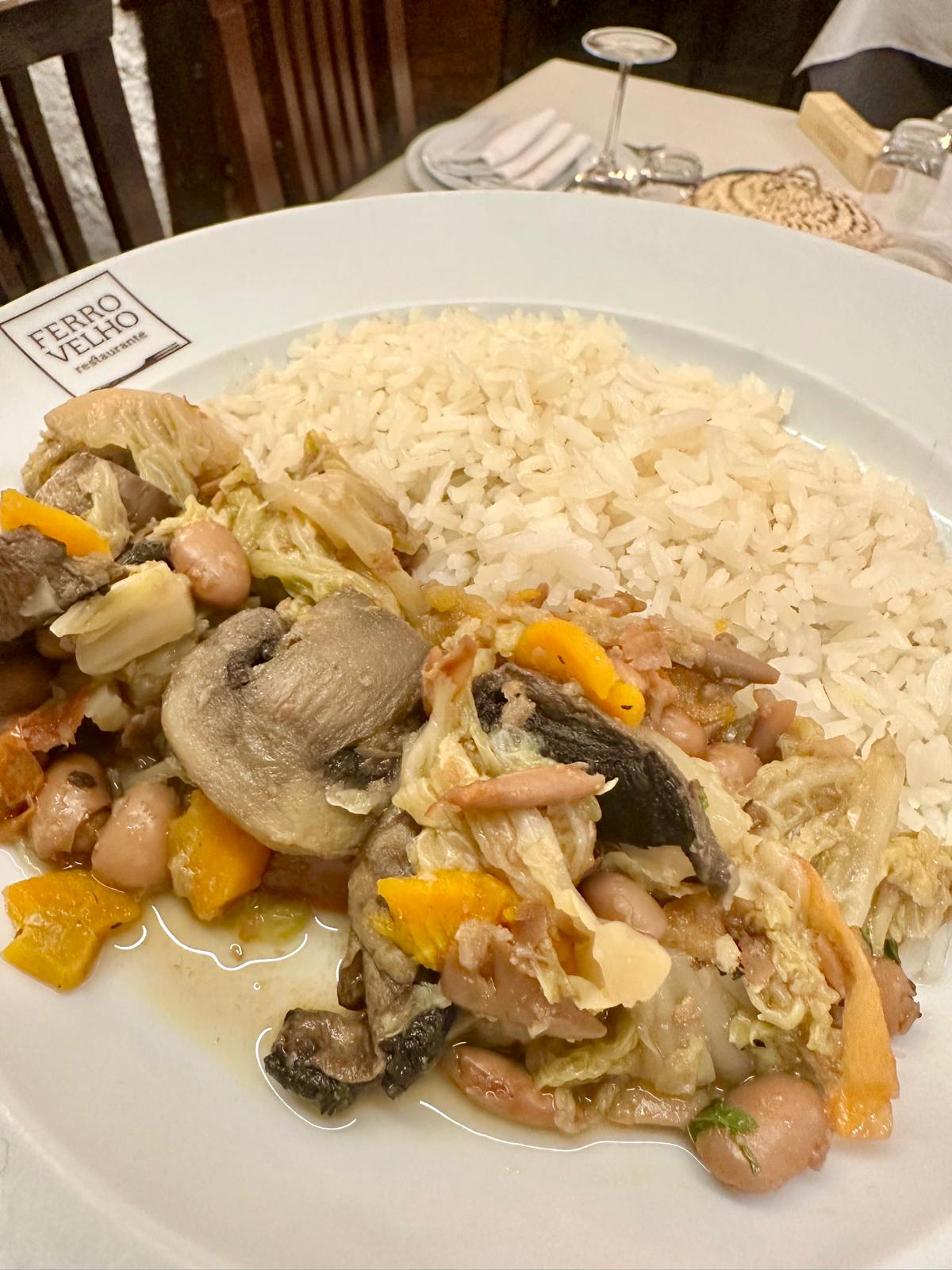 feijoada de cogumelos