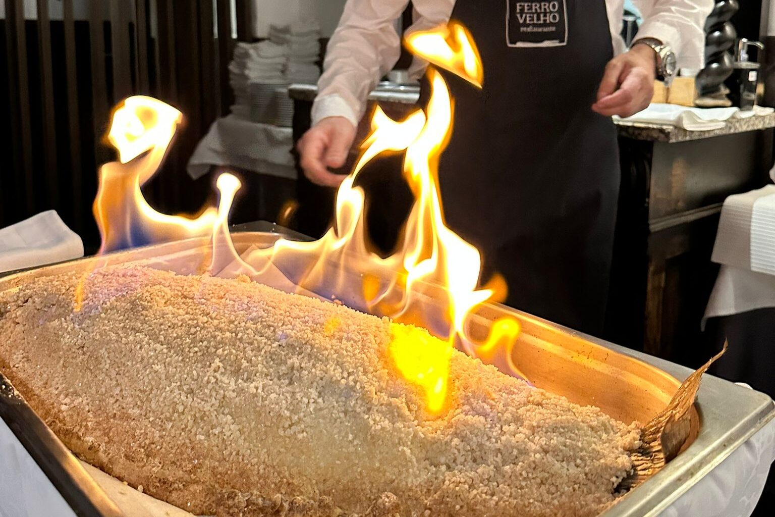 dourada ao sal dourada ao sal fogo