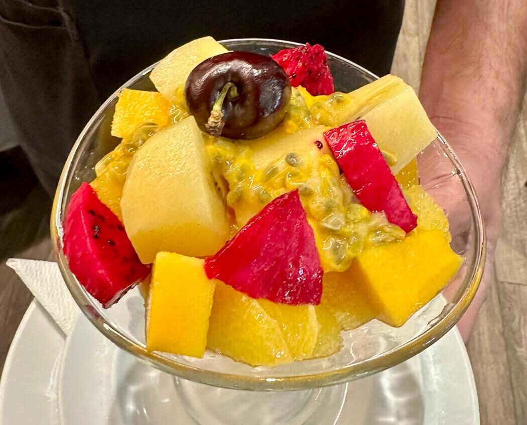 Salada de frutas salada de fruta tropical